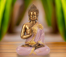 Naložite sliko v pregledovalnik galerije, buda kip buda kipec figura buda buddha  dekoracija za dom buda meditacija buda zascita meditacija abhaya mudra
