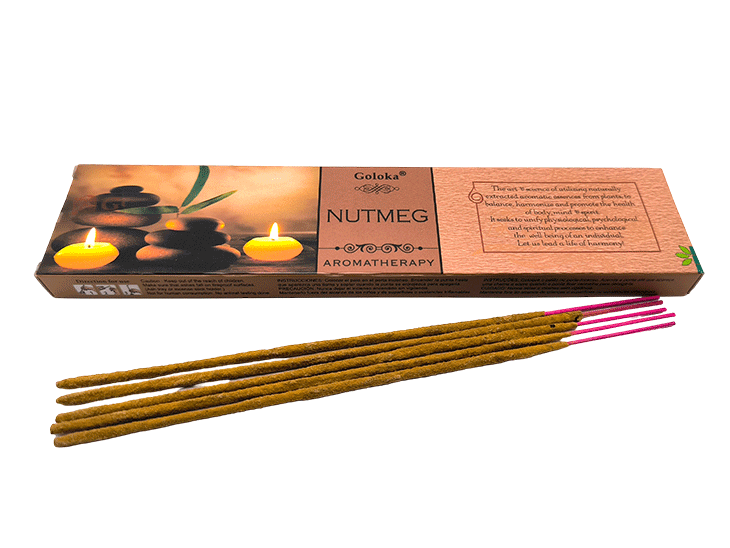 goloka nutmeg aromatherapy 15g disece palcke disave za dom kadila  kadilo dišeče palčke muskatni orescek muskat disave 