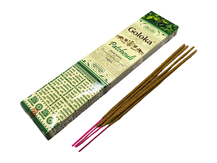 dišeče palčke goloka premium patchouli masala incense disece palcke pačuli dišave disave kadio kadila pačuli goloka za sproscanje