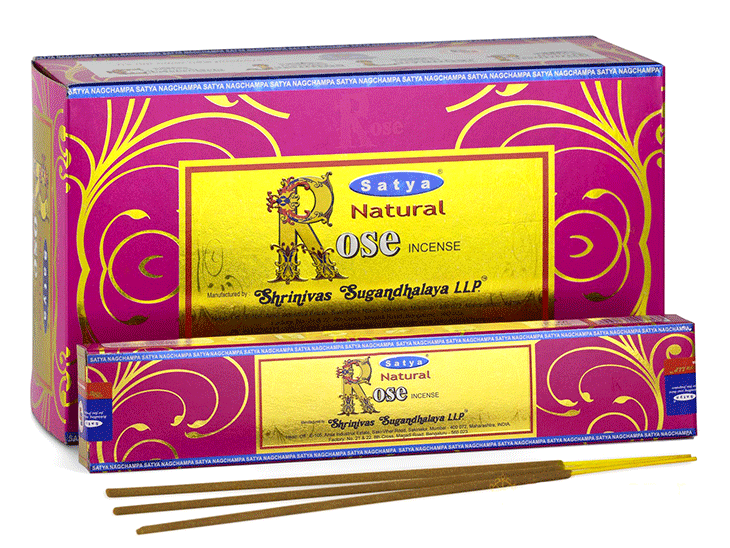 dišeče palčke satya natural rose premium masala incense disece palcke satya natural rose vrtnica dišave disave vrtnica kadio kadila satya natural rose za sproscanje  