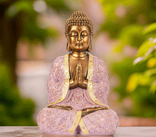 Naložite sliko v pregledovalnik galerije, buda kip buda kipec figura buda buddha  dekoracija za dom buda meditacija buda zascita meditacija anjali mudra
