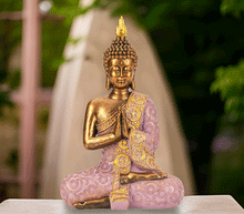 Naložite sliko v pregledovalnik galerije, buda kip buda kipec figura buda buddha  dekoracija za dom buda meditacija buda zascita meditacija anjali mudra
