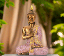 Naložite sliko v pregledovalnik galerije, buda kip buda kipec figura buda buddha  dekoracija za dom buda meditacija buda zascita meditacija anjali mudra
