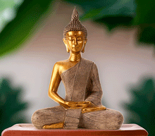 Naložite sliko v pregledovalnik galerije, buda kip buda kipec figura buda buddha  dekoracija za dom buda meditacija buda zascita meditacija 
