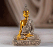 Naložite sliko v pregledovalnik galerije, buda kip buda kipec figura buda buddha  dekoracija za dom buda meditacija buda zascita meditacija buda varada mudra
