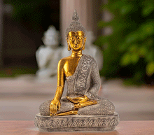 Naložite sliko v pregledovalnik galerije, buda kip buda kipec figura buda buddha  dekoracija za dom buda meditacija buda zascita meditacija buda varada mudra
